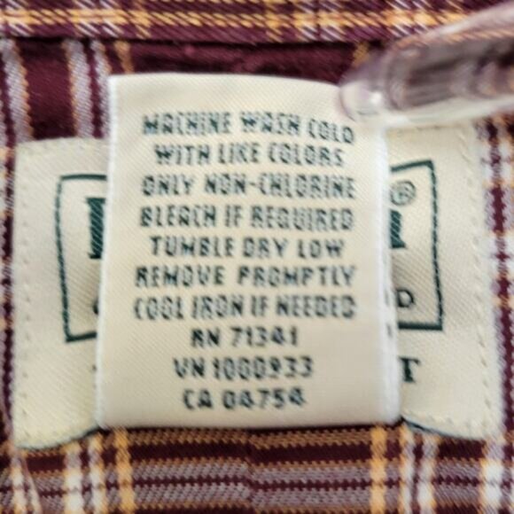 LL Bean Button Down Shirt Men's XXL TALL Short Sleeve Traditional Fit Lot of 5 - Picture 4 of 16